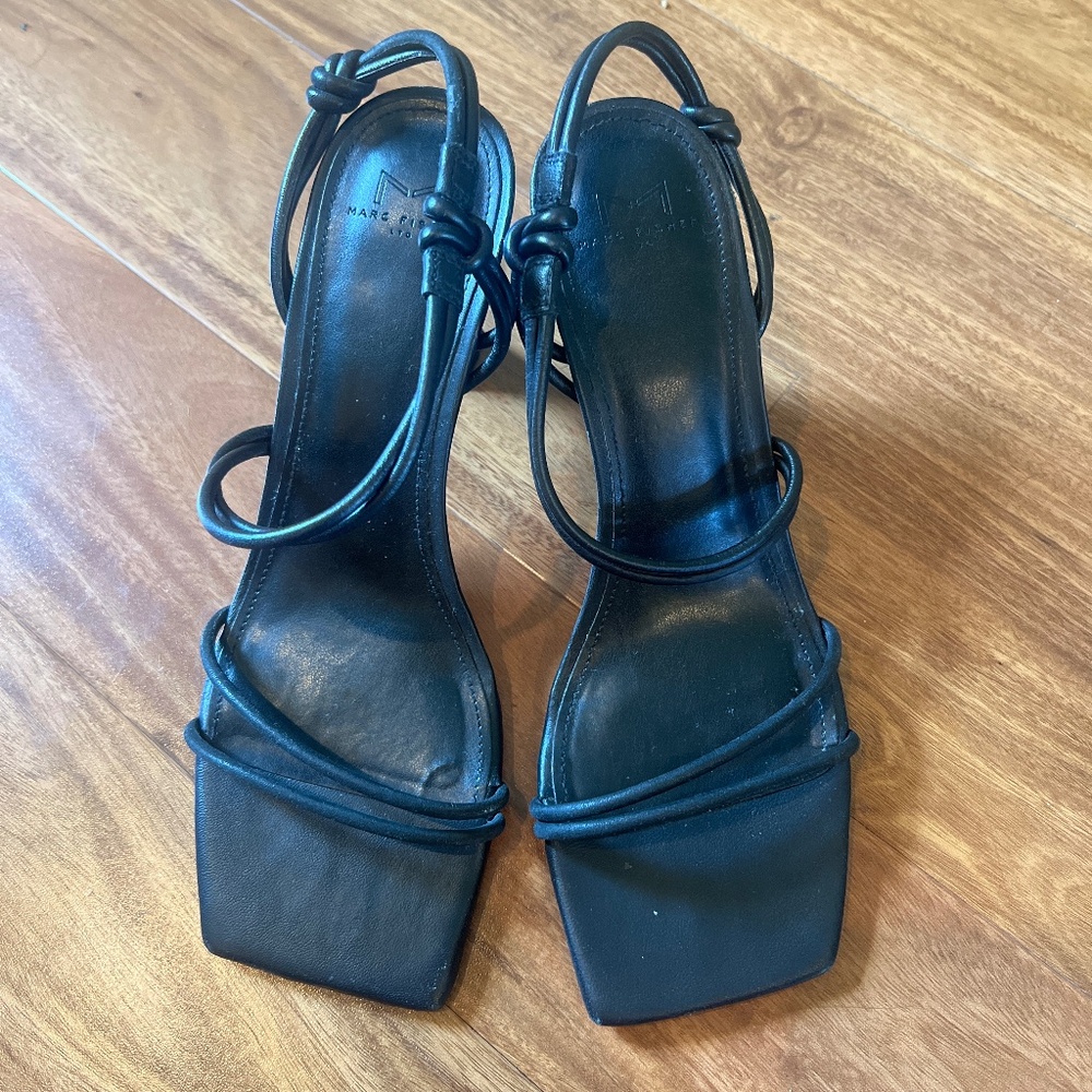 Mark Fisher black kitten heel